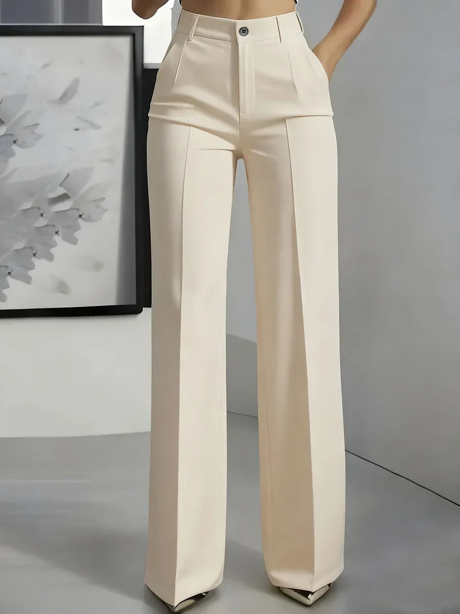 Harrah – High-Waisted Tailored Pants