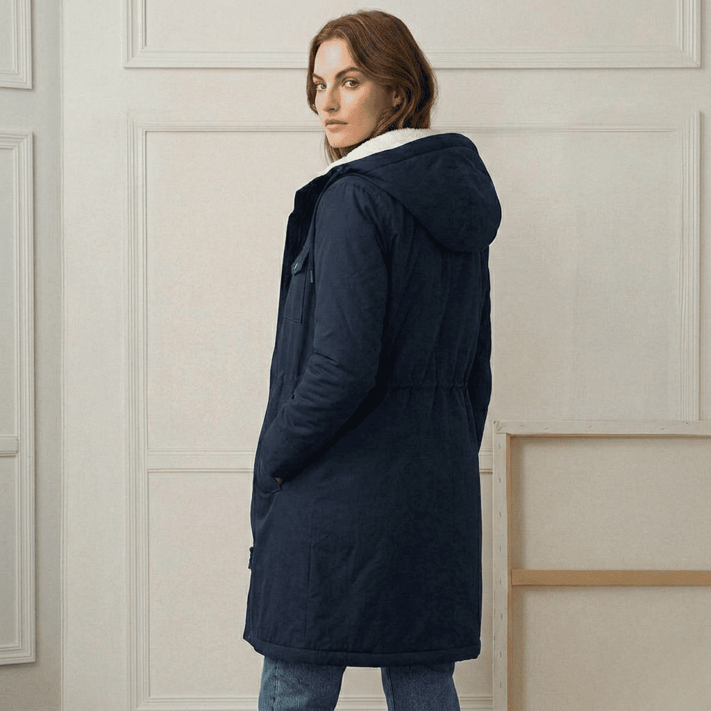 Marjorie | Cozy Hooded Weatherproof Coat