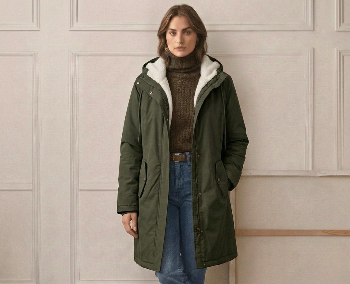 Marjorie | Cozy Hooded Weatherproof Coat