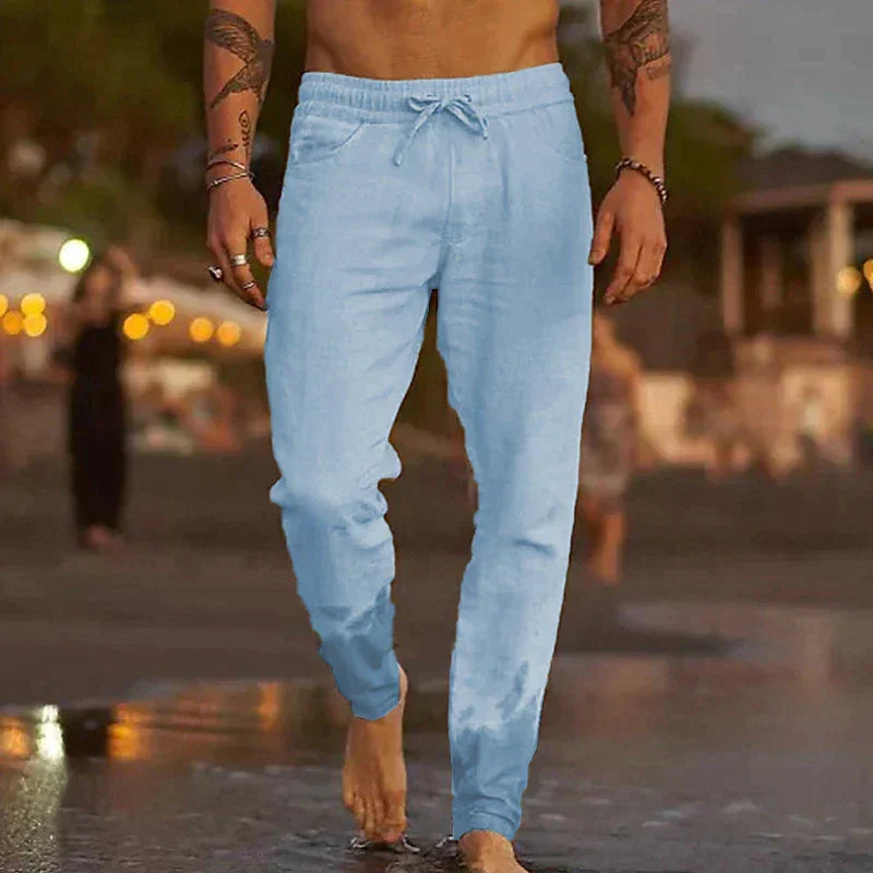 Jerald - Linen Beach Pants