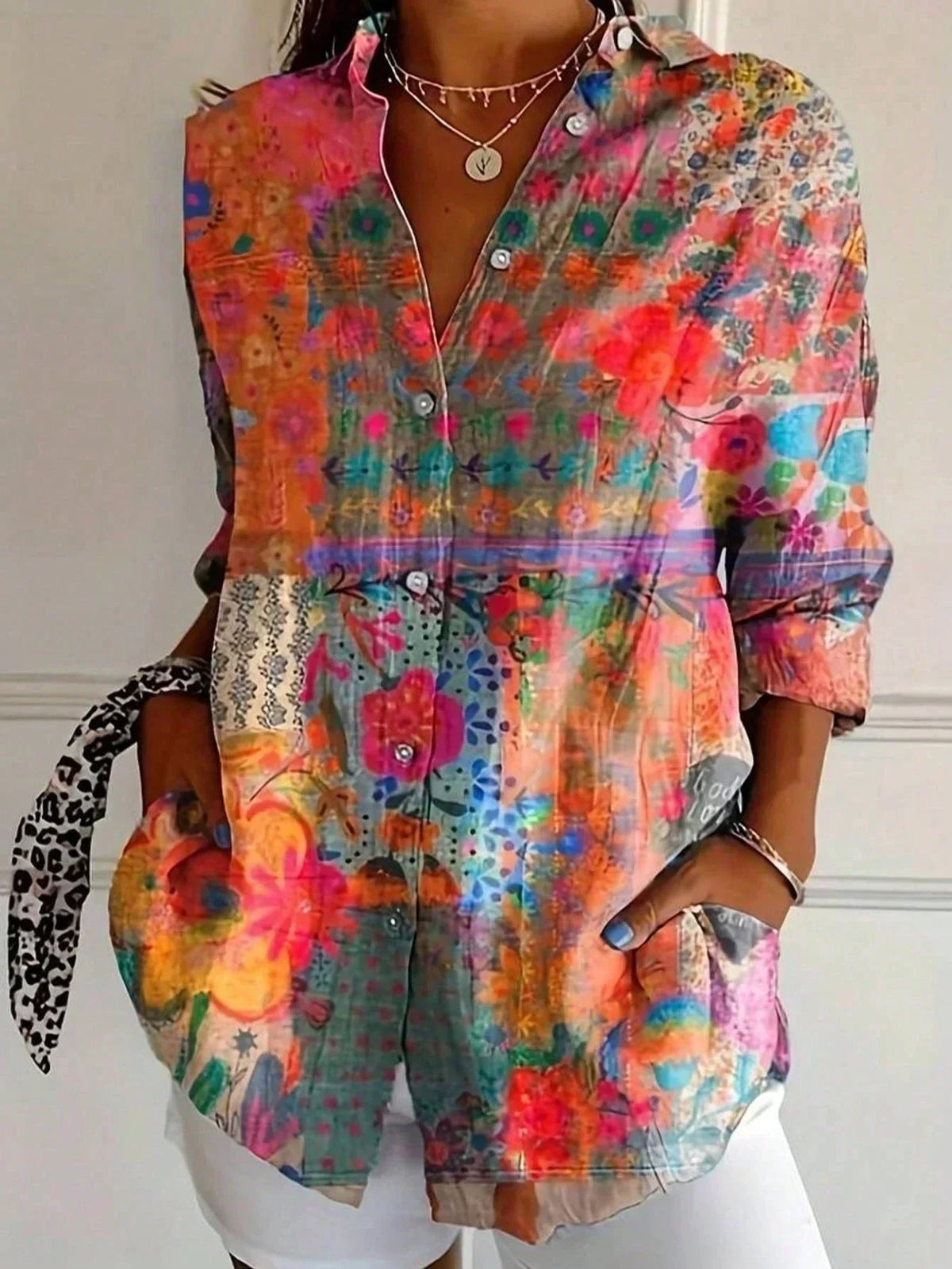 Alerry - Colorful Pattern Blouse